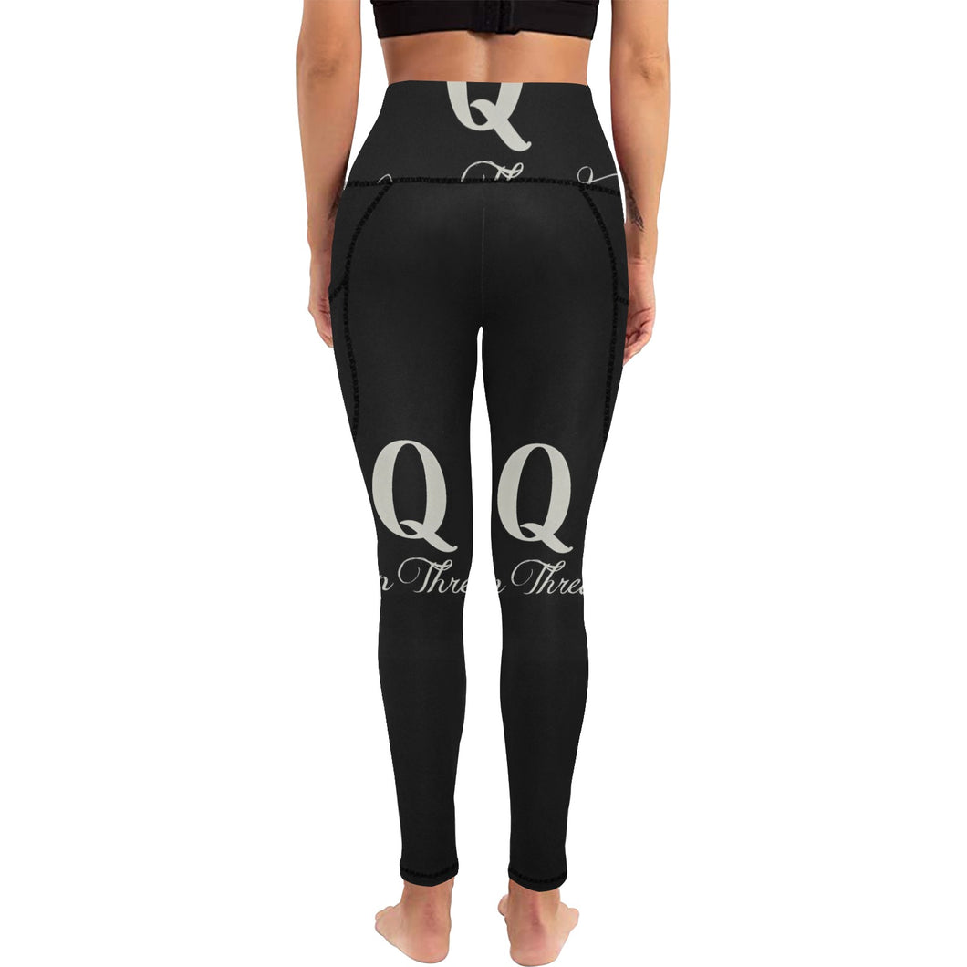 Queen Threads Black & Grey Leggings